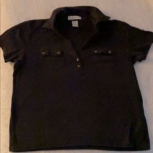Chaus Short Sleeve V-Neck, size medium